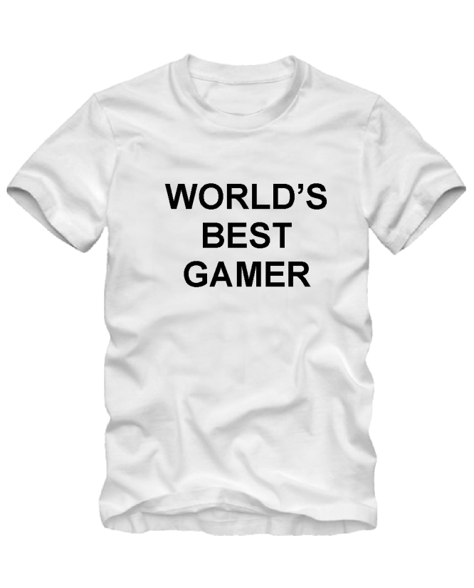 Marškinėliai World's best gamer
